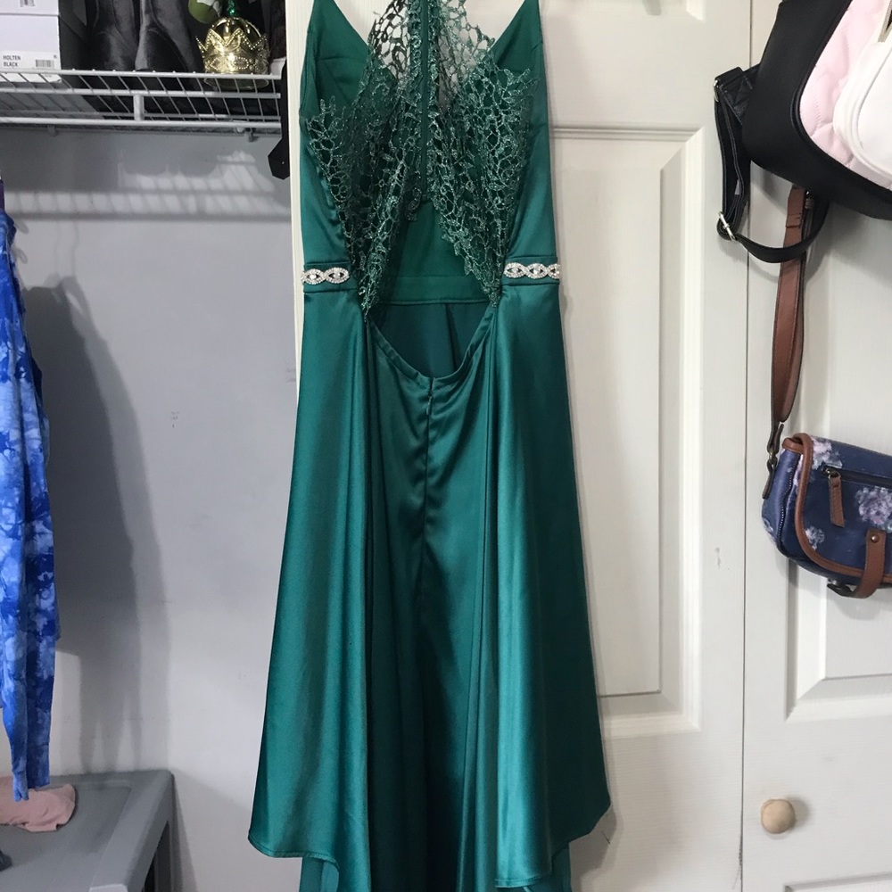 Green homecoming dress